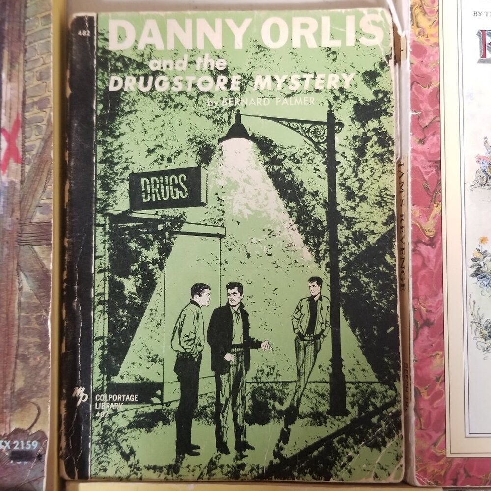 Vintage Novel Danny Orlis and the Drugstore Mystery by Bernard Palmer